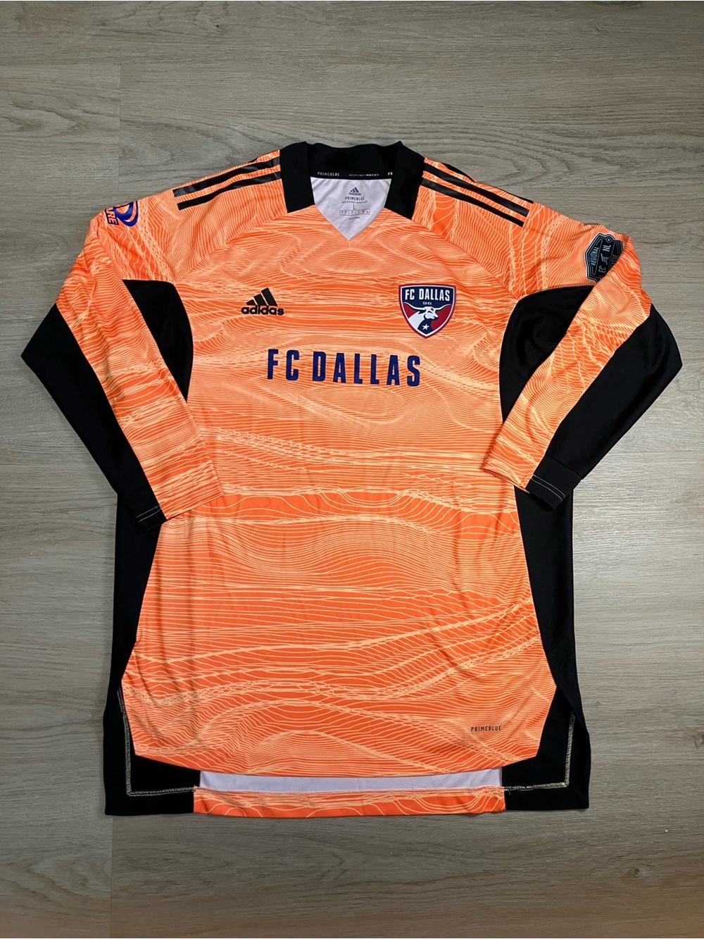 Adidas FC Dallas 2021 Goalkeeper long-sleeve jersey size L